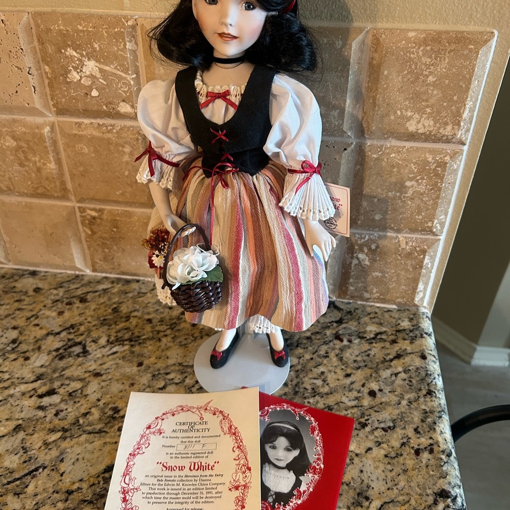 Heroines of the fairy tale forest porcelain doll collection
